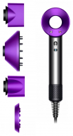 Фен Dyson Supersonic HD03, пурпурный