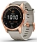 Умные часы Garmin Fenix 7S Solar 42мм Розовое золото/Песочные