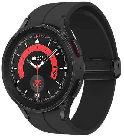 Умные часы Samsung Galaxy Watch 5 Pro 45мм Черный титан