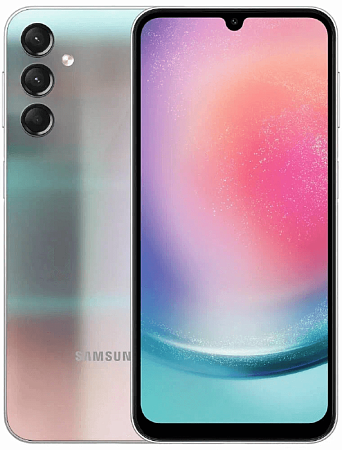 Смартфон Samsung Galaxy A24 4/128 Гб Серебряный