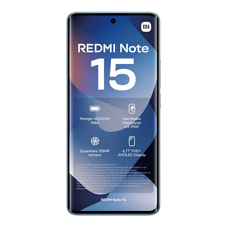 Xiaomi Redmi Note 15 6/128 ГБ Синий