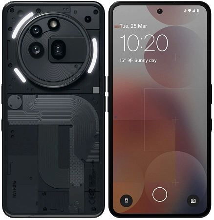 Смартфон Nothing Phone (3a) Pro 12/256 ГБ Черный