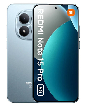 Смартфон Xiaomi Redmi Note 15 Pro 5G 12/512 ГБ Голубой