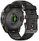 Умные часы Garmin fenix 8 47 мм, AMOLED, титан с DLC, сапфир, силиконовый ремешок цвета чёрный/«серая галька»