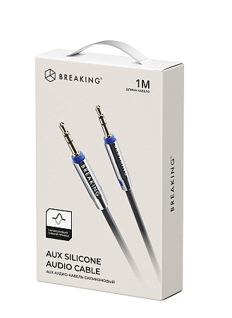 Кабель Breaking AUX 3,5 - AUX 3,5 Чёрный