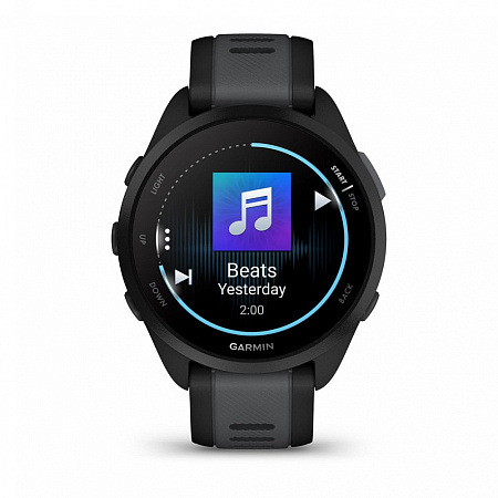 Умные часы Garmin Forerunner 165 Music 30мм Черные