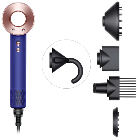 Фен Dyson Supersonic (HD07), Vinca Blue/Rose