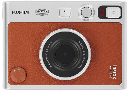 Фотоаппарат моментальной печати Fujifilm Instax Mini Evo, Коричневый