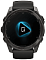 Умные часы Garmin fenix 8 51 мм, AMOLED, титан с DLC, сапфир, силиконовый ремешок цвета чёрный/«серая галька»