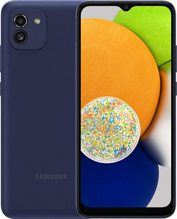 Смартфон Samsung Galaxy A03 3/32 Гб Синий