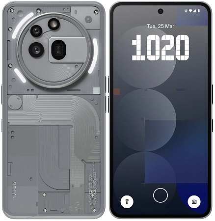 Смартфон Nothing Phone (3a) Pro 12/256 ГБ Серый