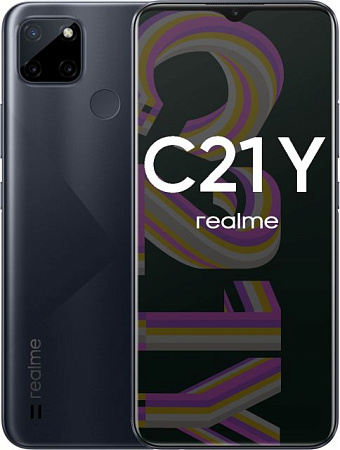 Смартфон realme C21Y 64 ГБ Черный