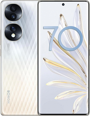 Смартфон Honor 70 8/128 ГБ Кристальное серебро