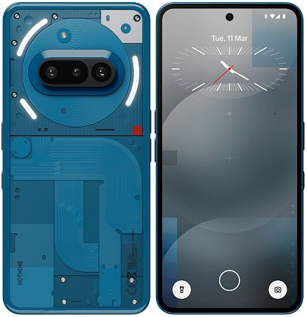 Смартфон Nothing Phone (3a) 12/256 ГБ Синий