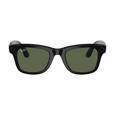 Умные очки Ray-Ban Wayfarer (Gen 2) RW4012 Shiny Black/ G15 Green